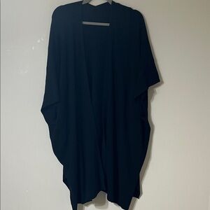 Chic Black Women's Poncho